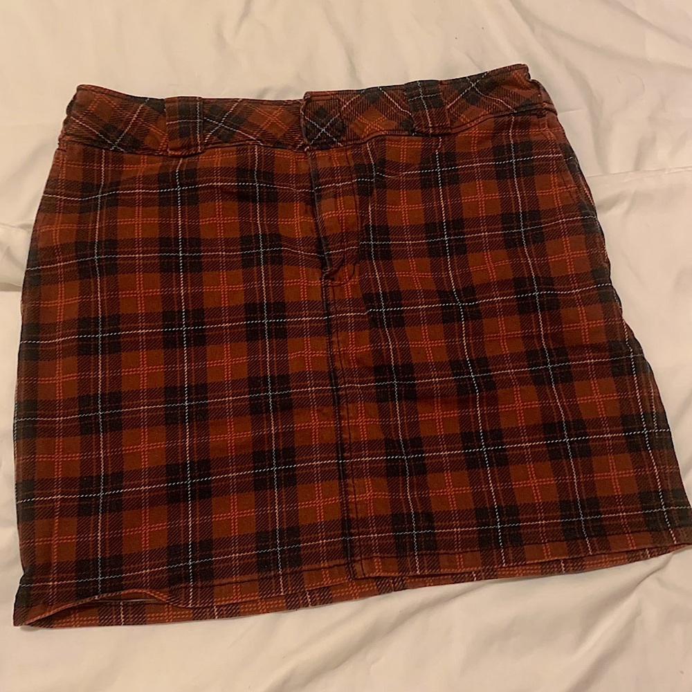 Dickies Plaid Skirt